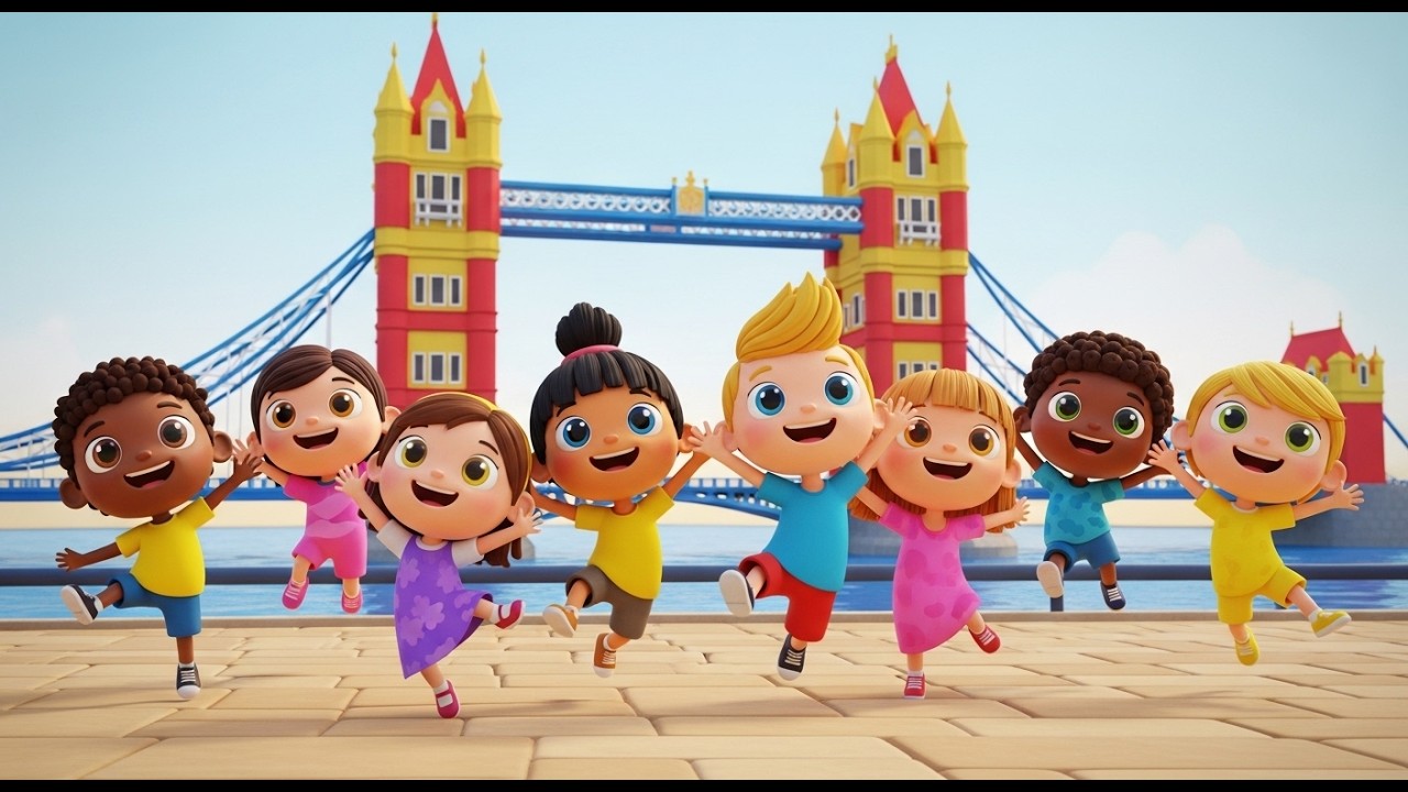 London Bridge Bounce | Popular Nursery Rhyme For Kids | Sing Along With Kids
