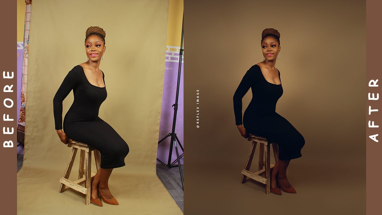 Easiest way to Clean Backdrop flawlessly in photoshop