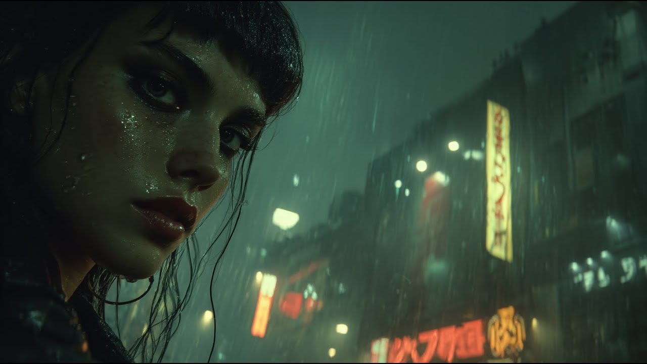 Blade Runner 1982 Style  Melancholic Synth Rain