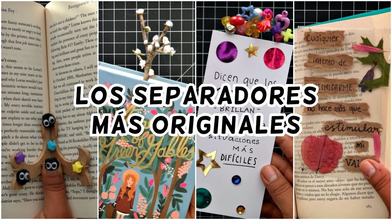 Separadores de Libros Originales / DIY marca páginas | Ame Mayén