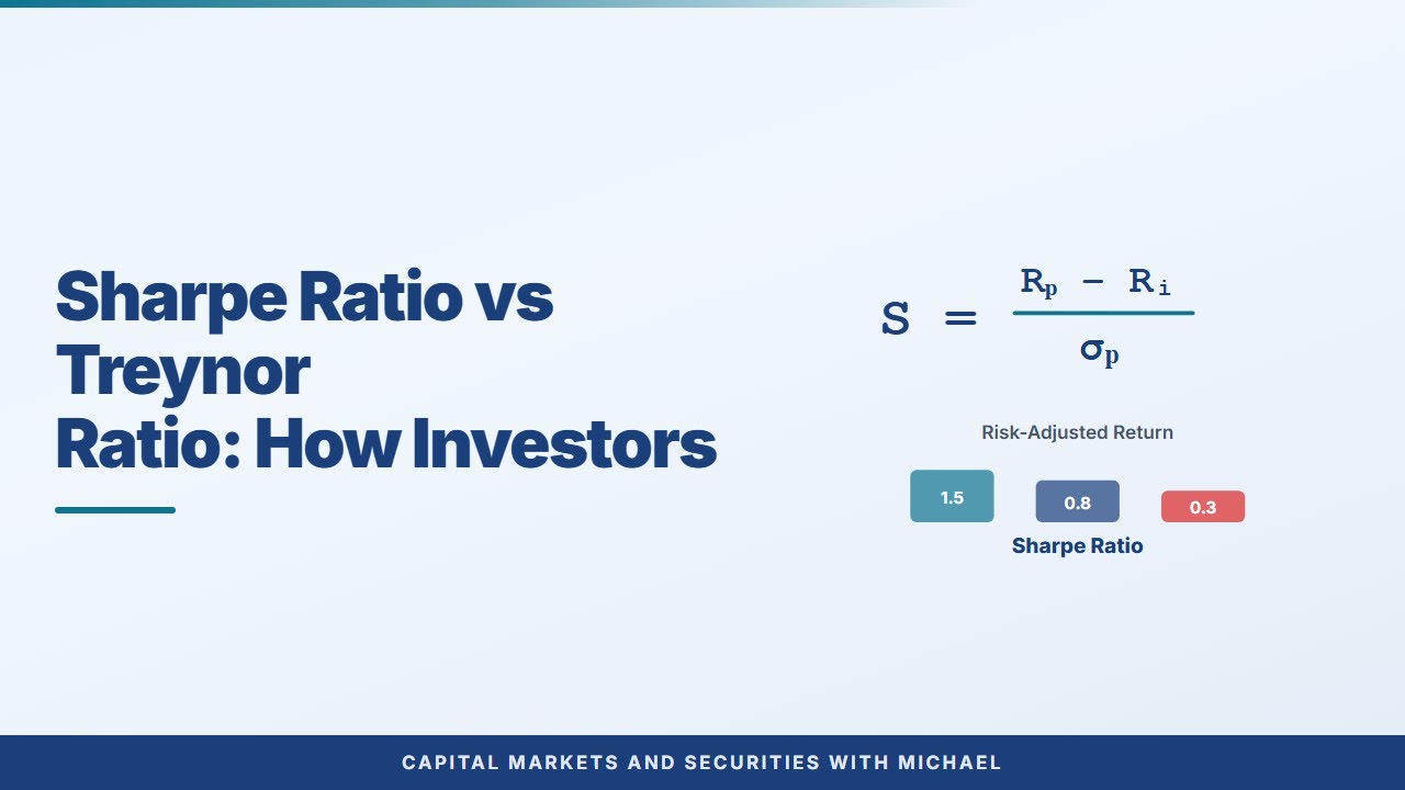 Sharpe Ratio vs Treynor Ratio: How Investors Measure Portfolio Performance 📊