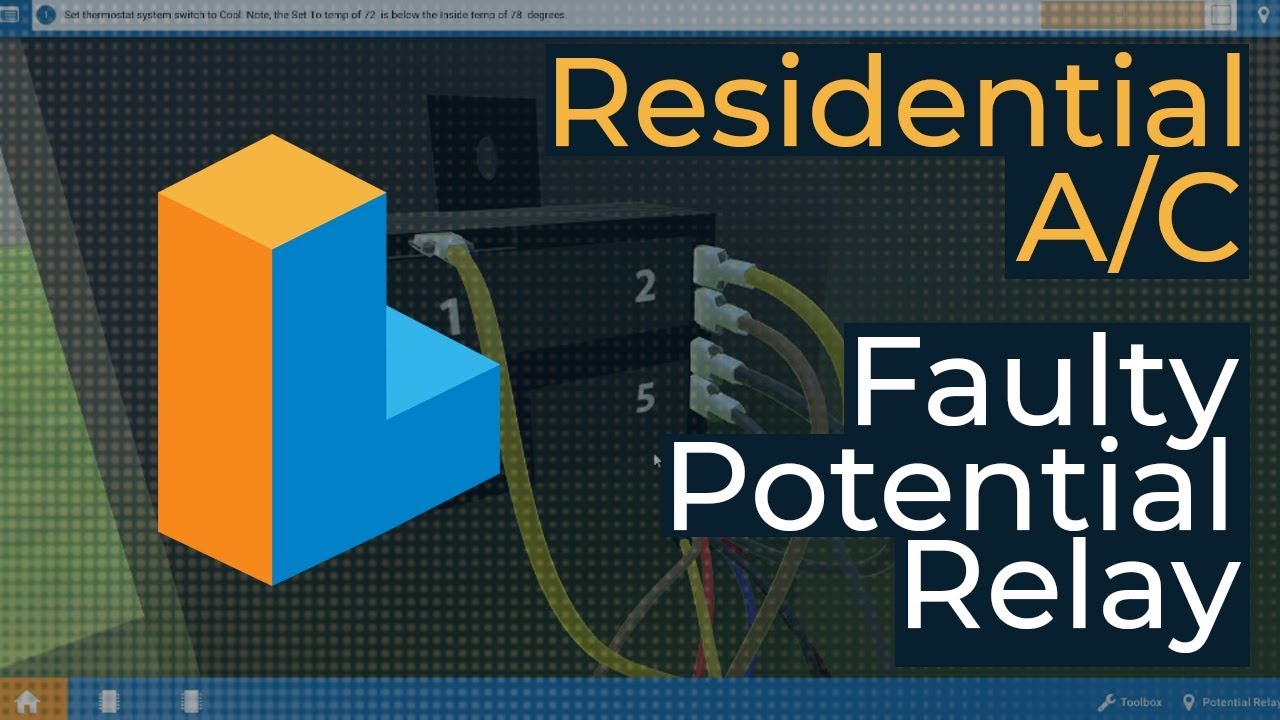 Troubleshooting a Faulty Potential Relay on a Residential AC