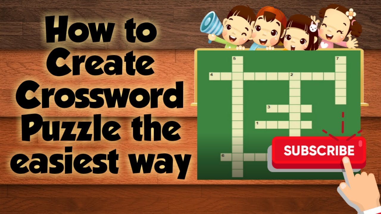 How to make Crossword Puzzle the easiest way- Step-by-step Tagalog Tutorial