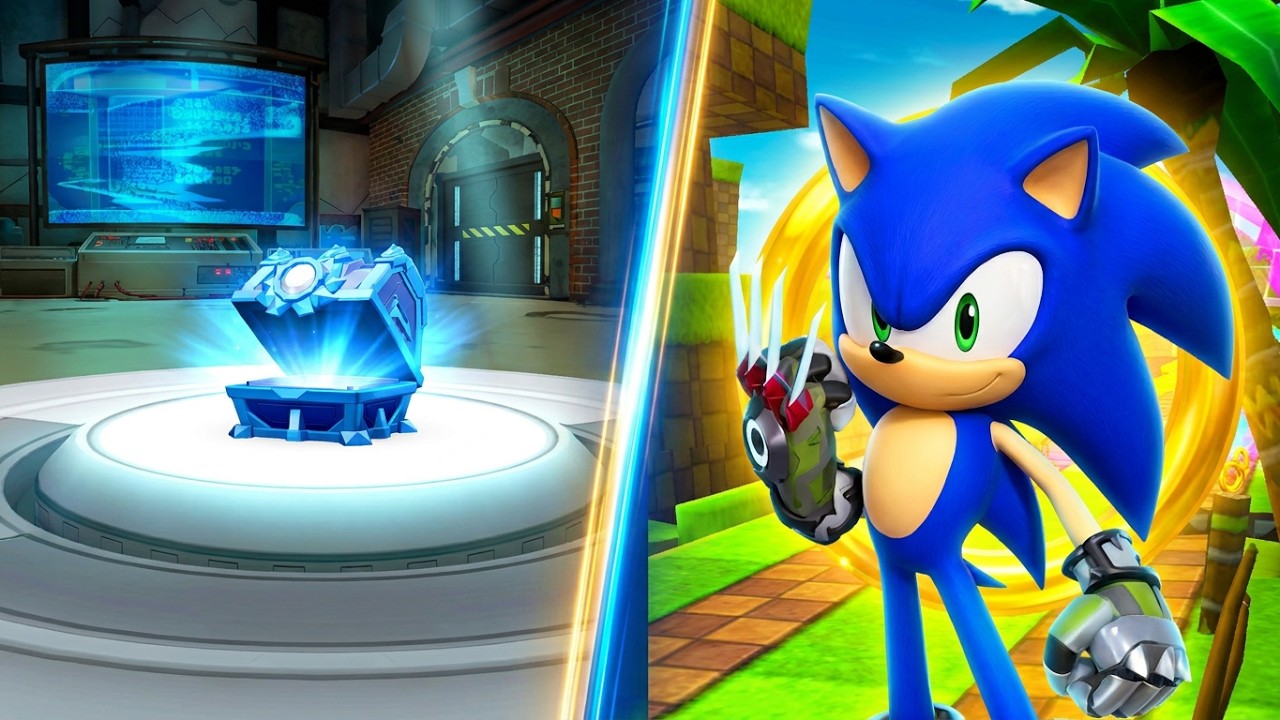 Sonic forces speed battle я открыла Соника из лабиринта зарослей