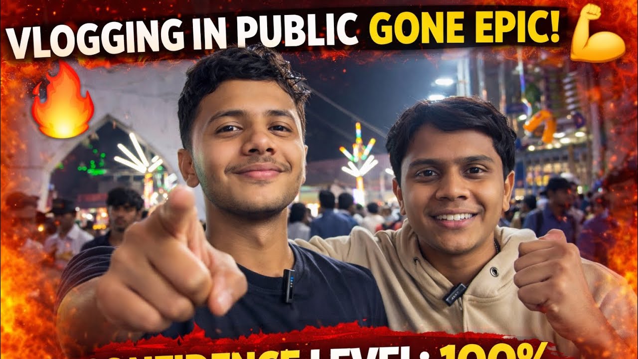 Confidently Vlogging in Public 🔥 | Full Masti & Public Reaction | Aa Vlogs08