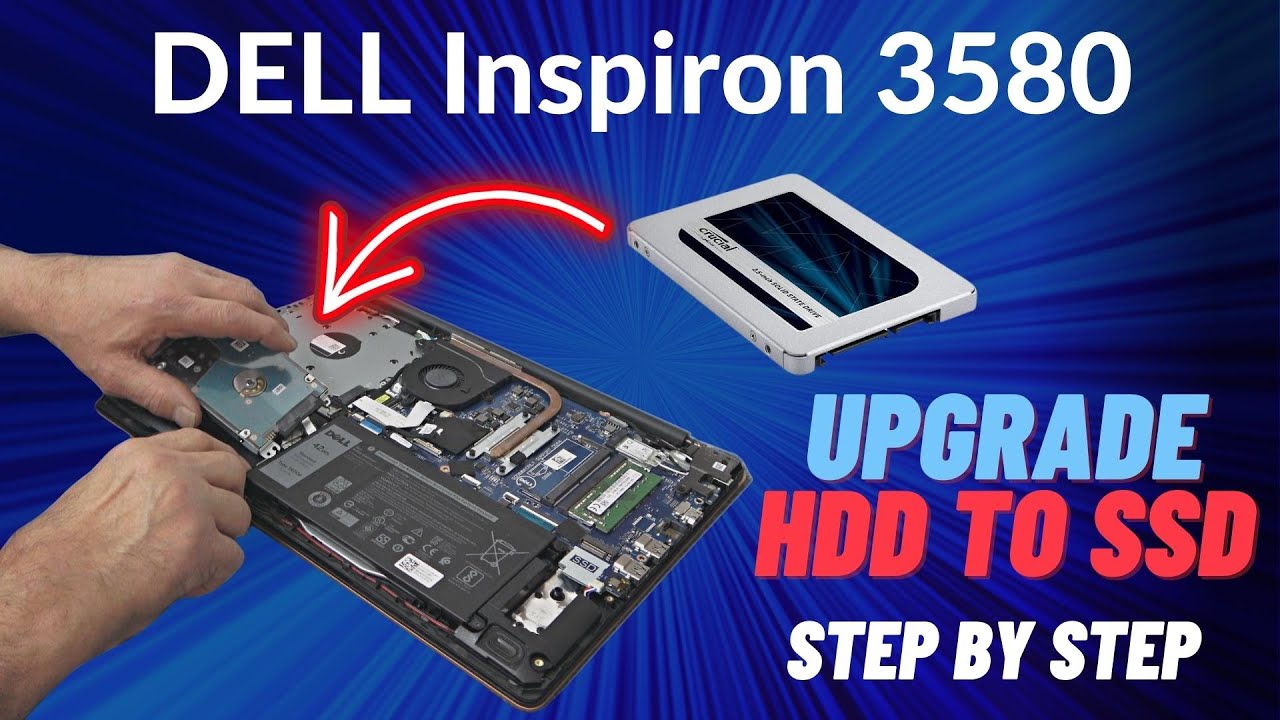 DELL Inspiron 3580 SSD Upgrade and Other Options.  HDD Clone to SSD