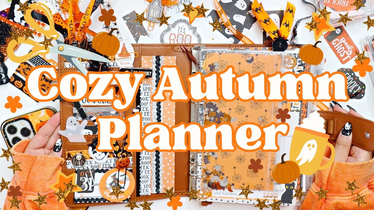 MY COZY AUTUMN PLANNER SETUP! | HALLOWEEN HAPPY