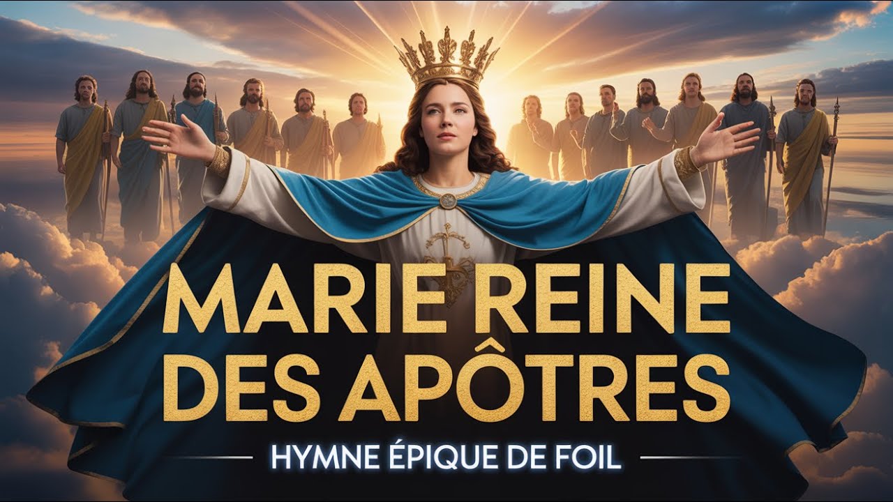 Marie, Reine des Apôtres : Un Hymne Épique de Foi et d’Espérance à Ne Pas Manquer ! 🕊️🙏✨