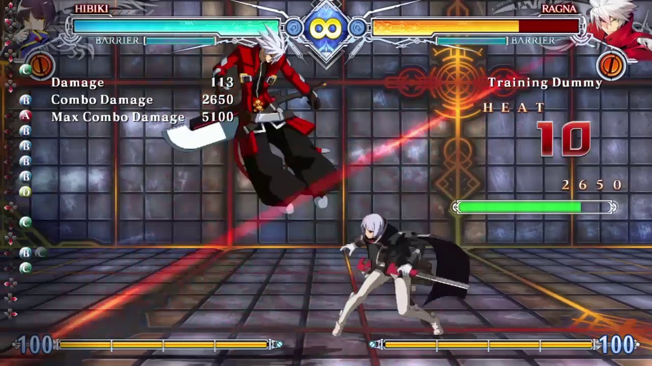 BBCF - hibiki combos