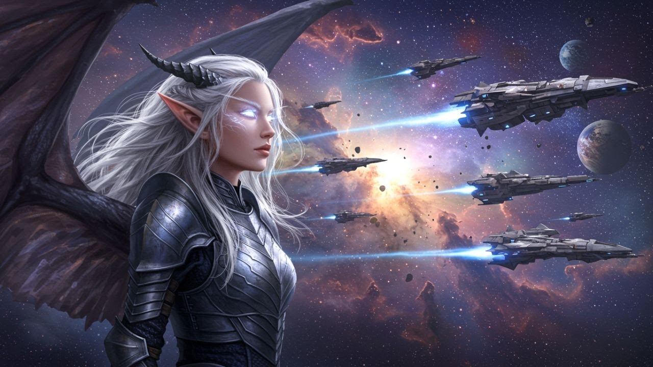 ”Aliens Abandonan a Princesa Dragón en Mi Hangar — El Viaje Que Le Di Cambió Todo”