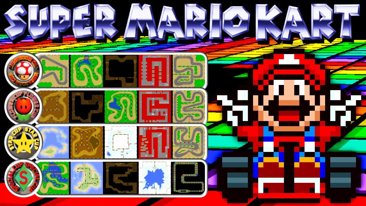 Super Mario Kart HD - All 20 Courses (150cc Grand Prix)