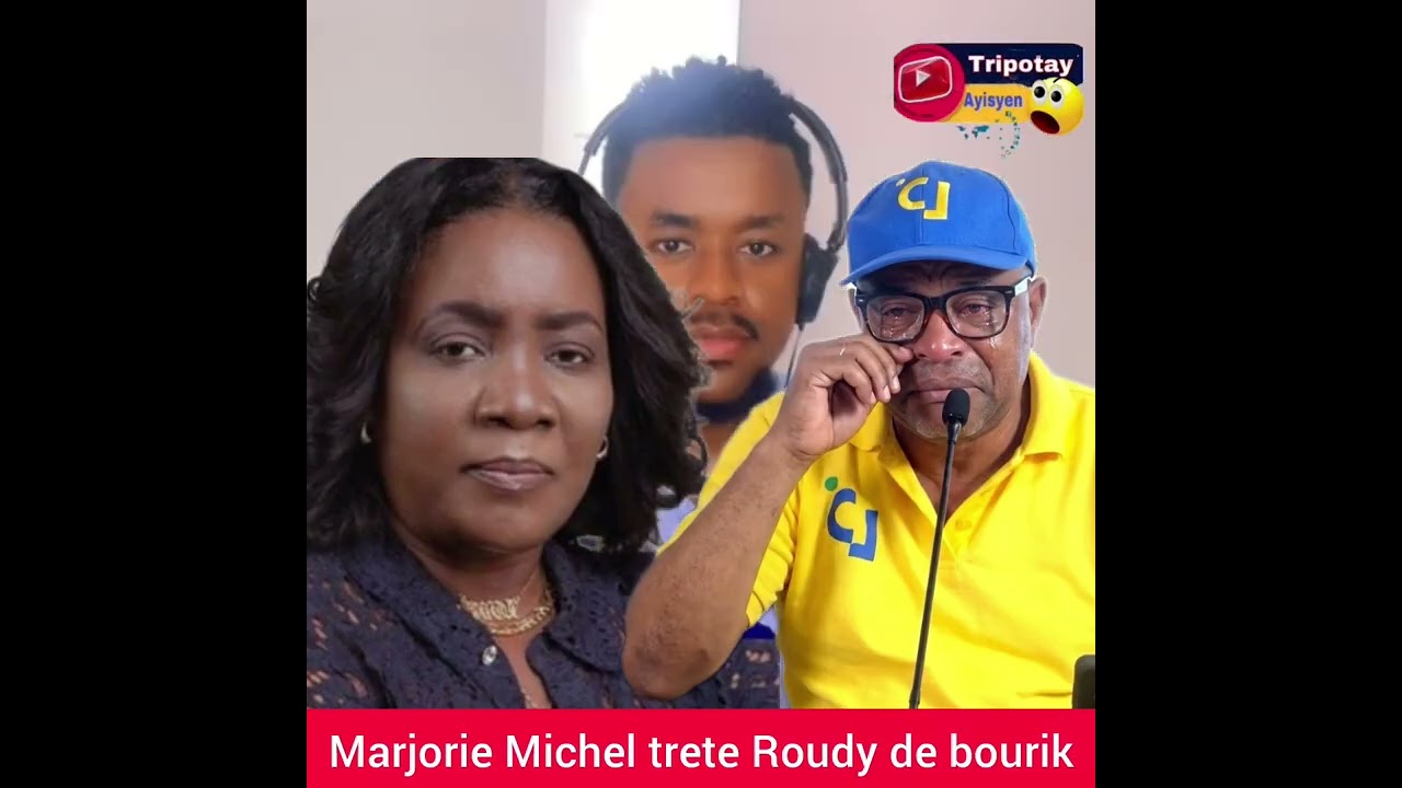 Majorie Michel fenk reponn Rudy Sanon//Majorie trete Rudy de bourik