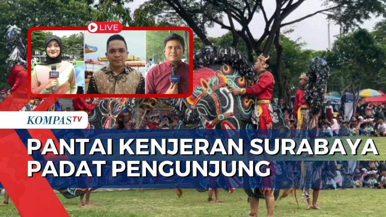 Hari Pertama Tahun 2025, Alun-Alun Kota Bandung, Pantai Kuta hingga Pantai Kenjeran Padat Pengunjung