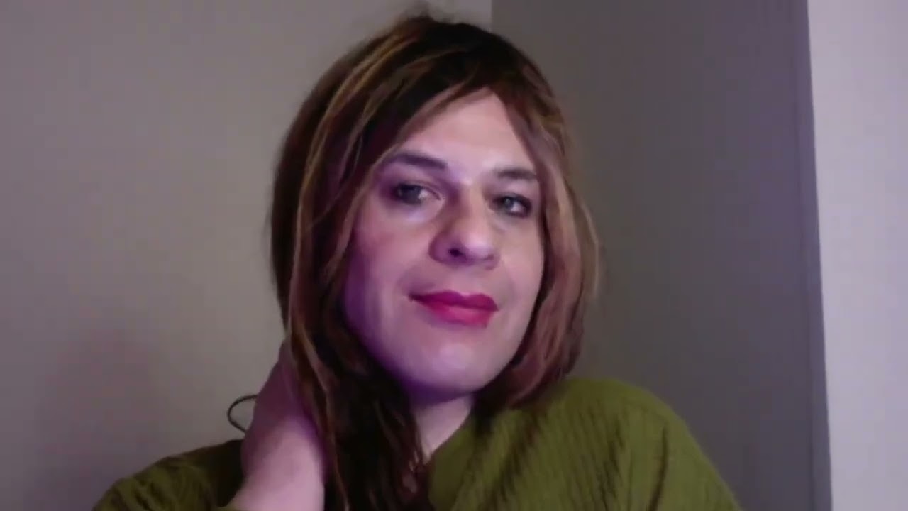 Samantha in Green Sweater