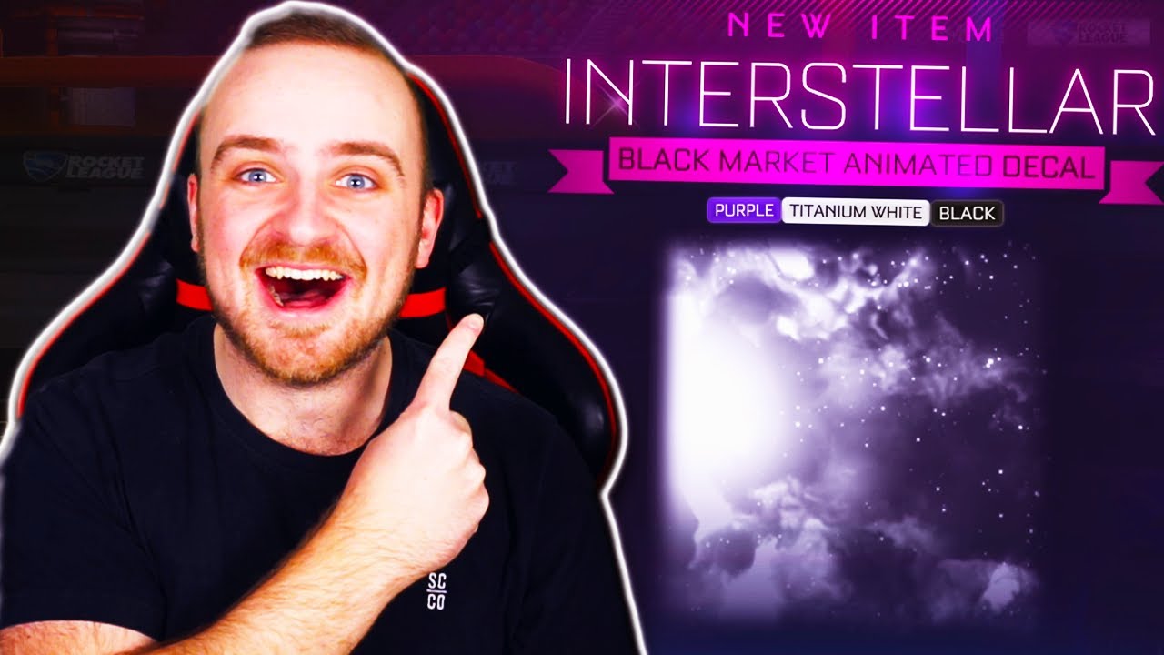 *OMG* Rocket League Released My NEW FAVOURITE BLACK MARKET! - PAINTED INTERSTELLAR