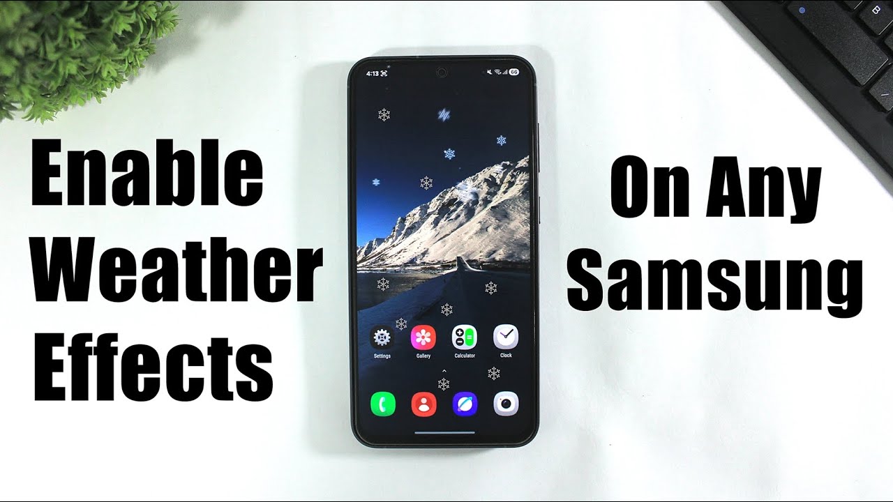 ACTIVATE ONE UI 8.5 Weather Effects On Any Samsung | Enable Weather Effect FEATURE On Your Samsung