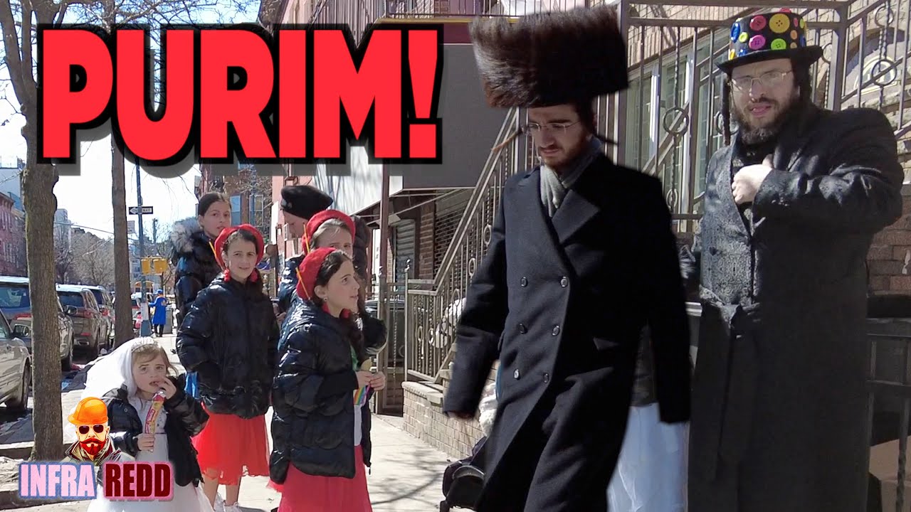 Celebrating PURIM 2023 in Williamsburg Brooklyn