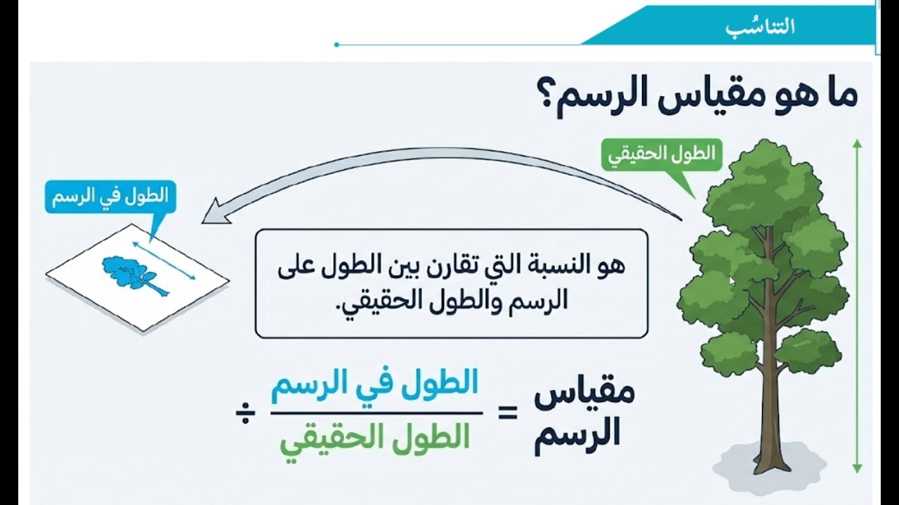 التناسب رياضيات الصف السادس الفصل الثاني