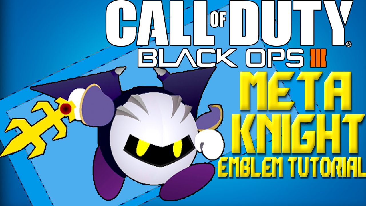 Meta Knight BO3 Emblem Tutorial