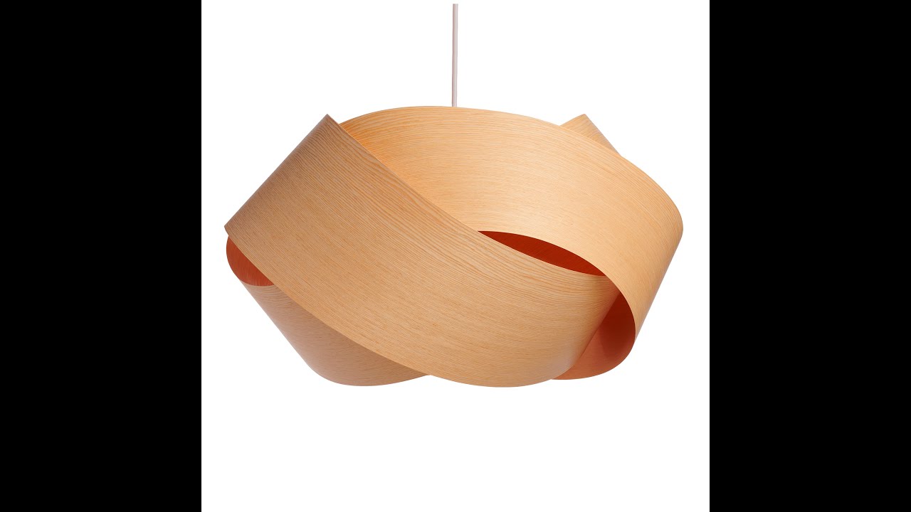 Danish Modern Natural Wood Chandelier Pendant Light