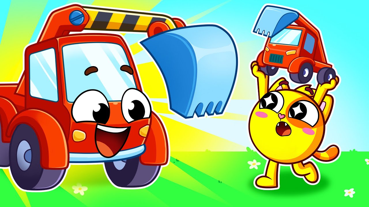 Construction Truck Adventures! 🚧🚜 Kids Songs 🐱 TinyTracks TV