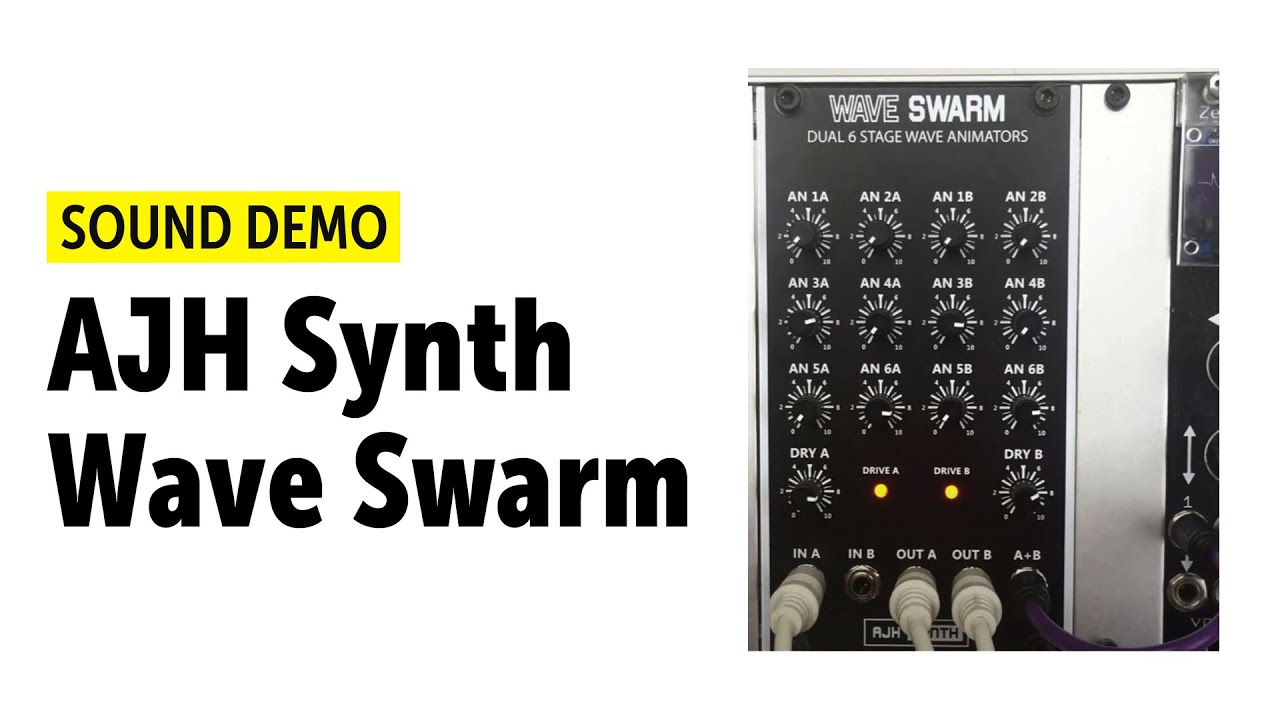 AJH Synth Wave Swarm Sound Demo (no talking)