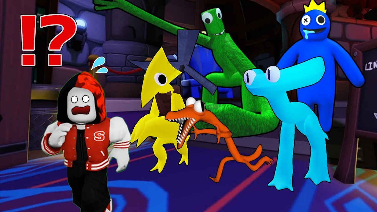 カラフルな化け物がいる遊園地から脱出せよ!!【レインボーフレンズ2】【ROBLOX/ロブロックス】