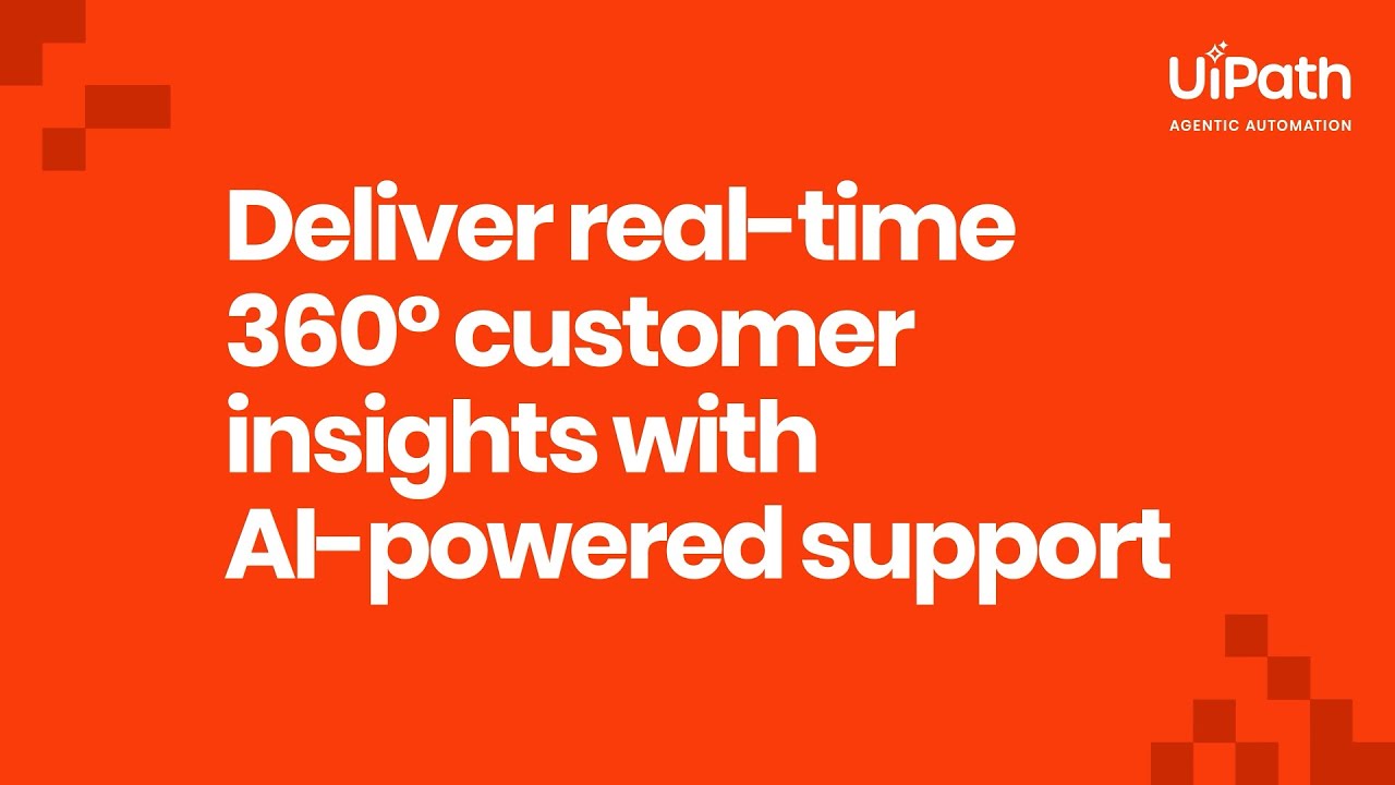 Deliver real time 360 customer insights with AI powered support