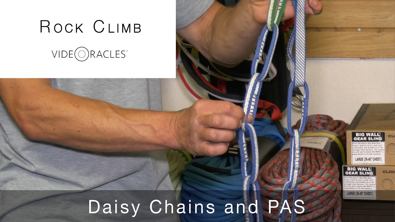 Цепи Daisy Chains и PAS для скалолазания