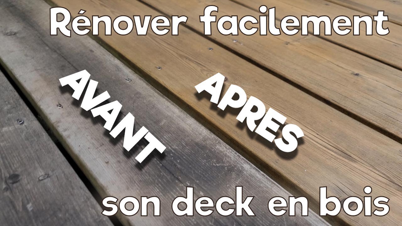 Comment rénover sa terrasse en bois en 3 minutes