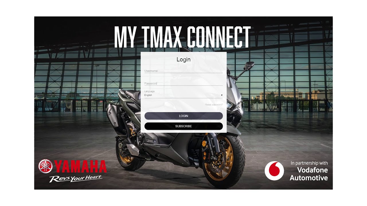 My TMAX Connect (ENG) – Activation MY2021