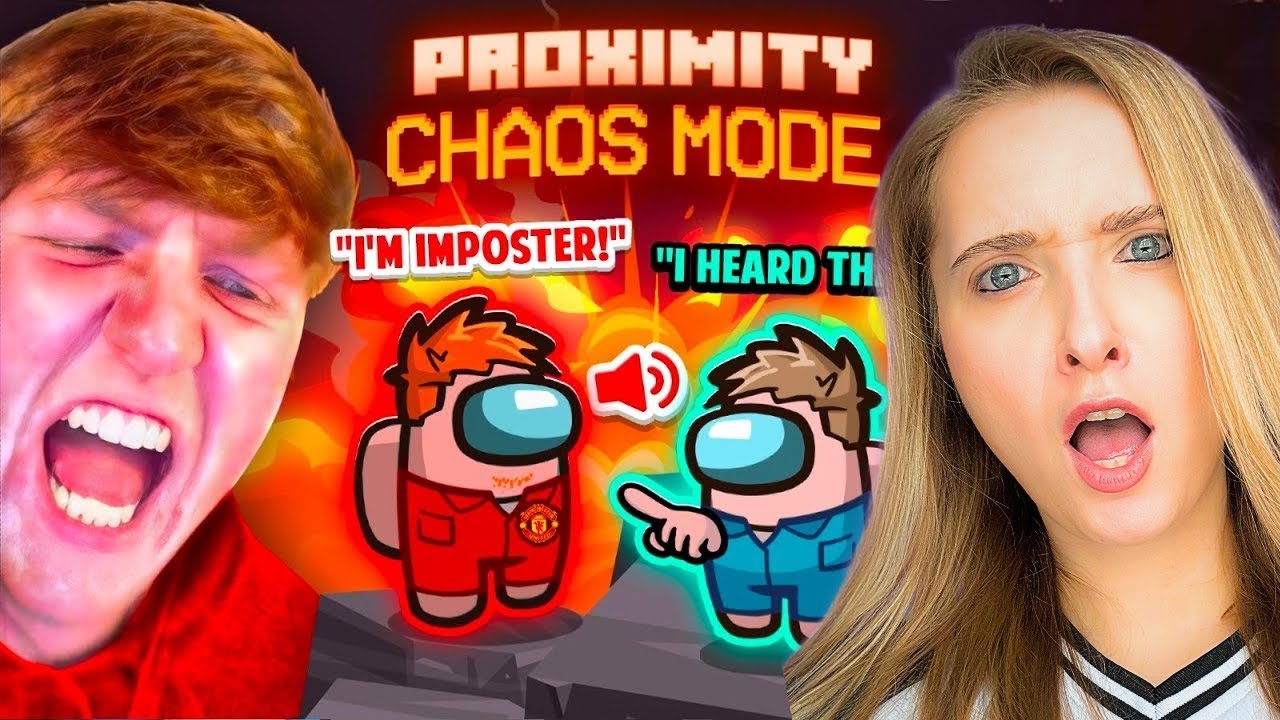 Reaction TO SIDEMEN AMONG US CHAOS MODE BUT EVERYONE CAN HEAR EACHOTHER