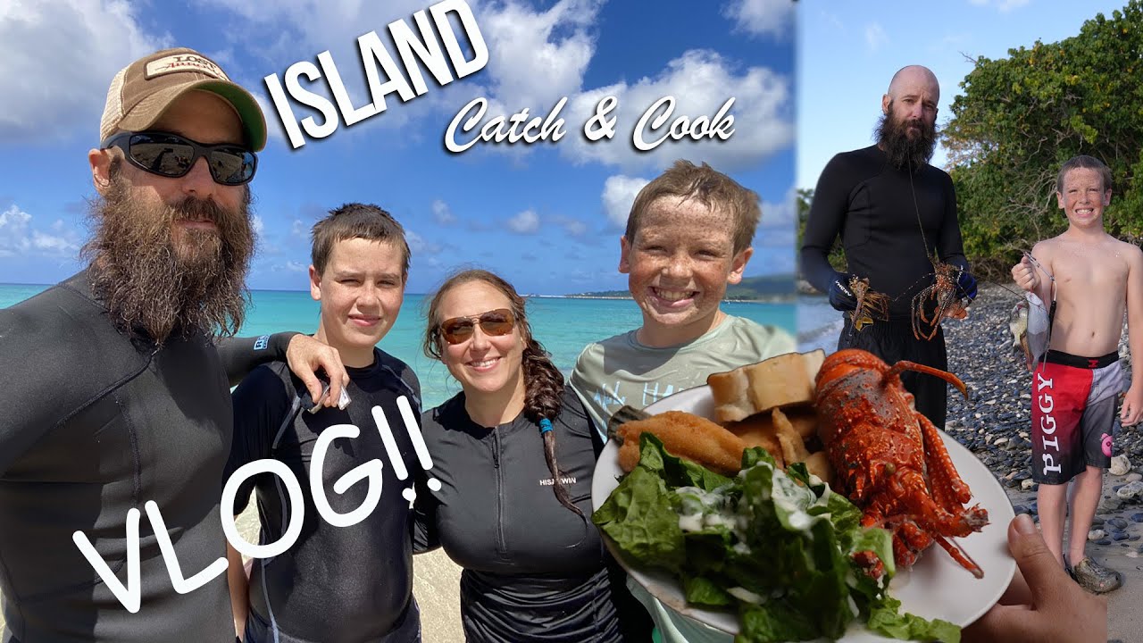Foraging for our Dinner- Island Style- VLOG Episode 1