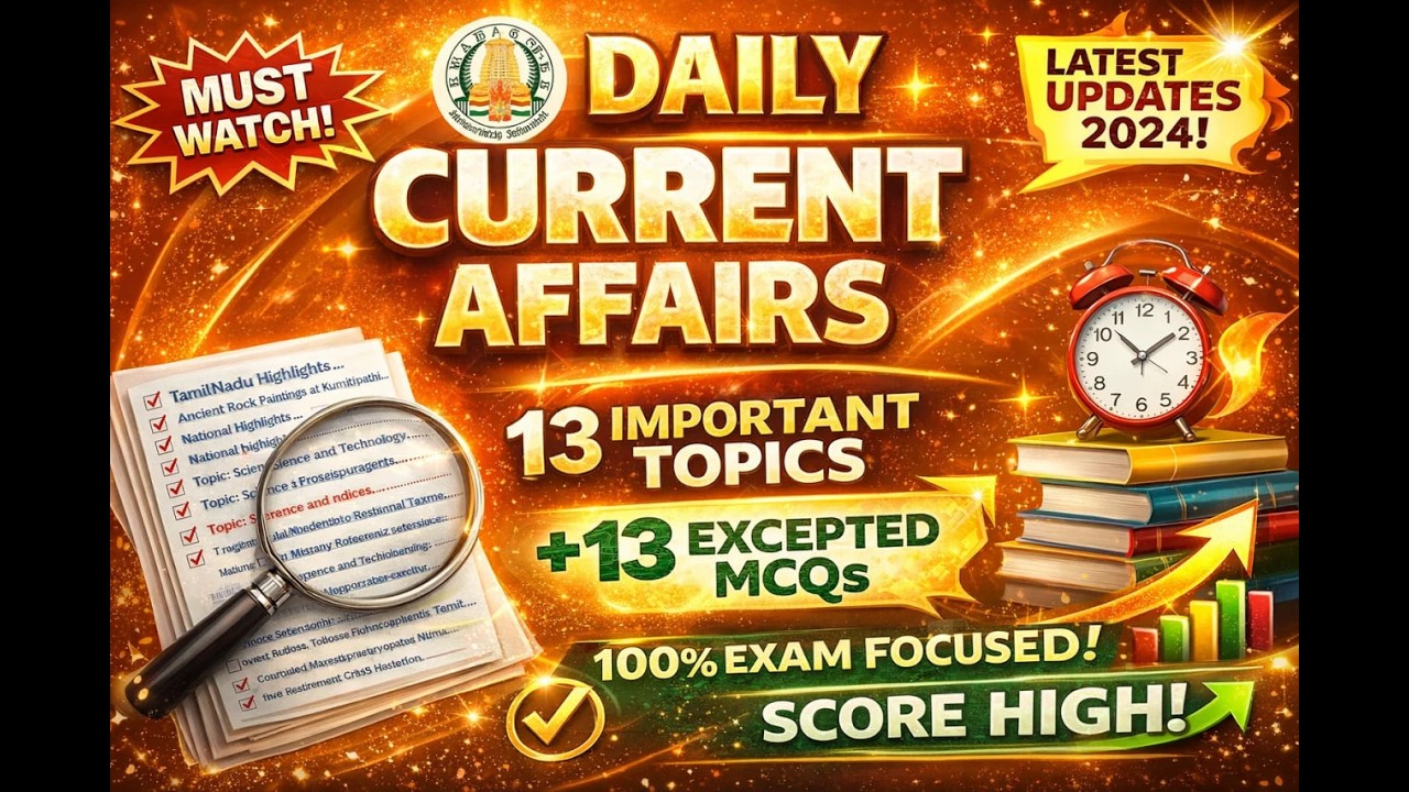 Daily Current Affairs | Department of Employment & Training Updates | TNPSC UPSC SSC BANKING Prep