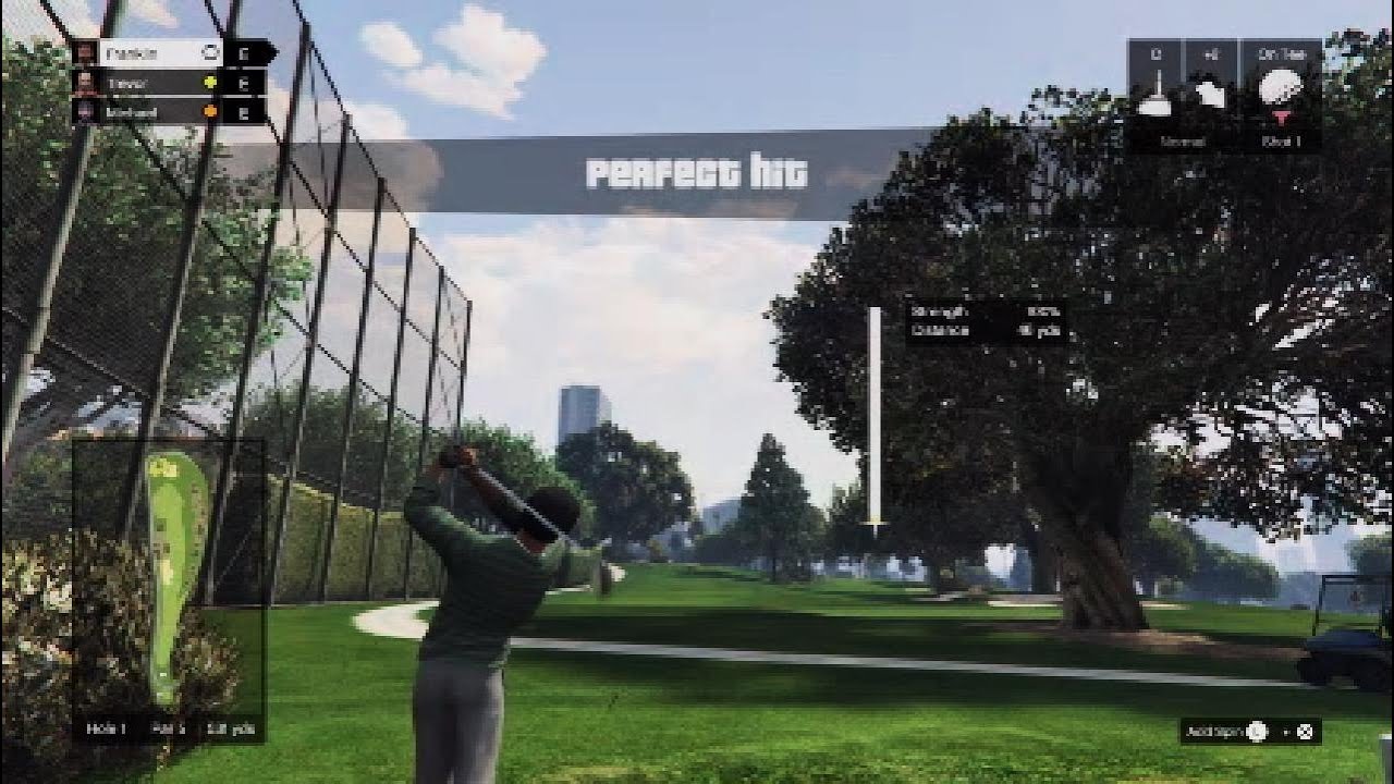 GTA 5 Golf: Franklin vs. Trevor vs. Michael