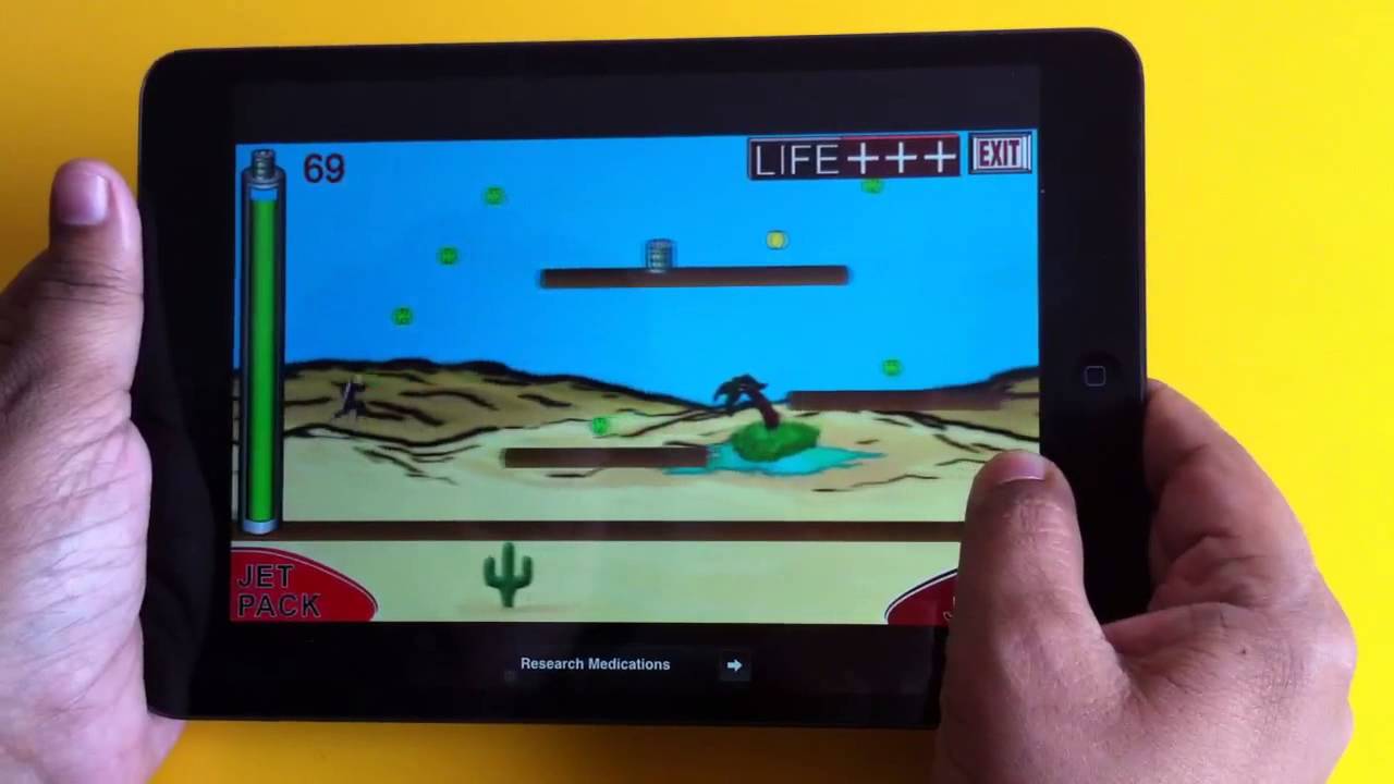 JETPACK JUMPER: Game app with simple graphics APP ZONE