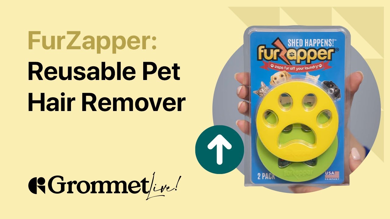 Keep Clothes Fur-Free with FurZapper Pet Hair Remover | Grommet Live