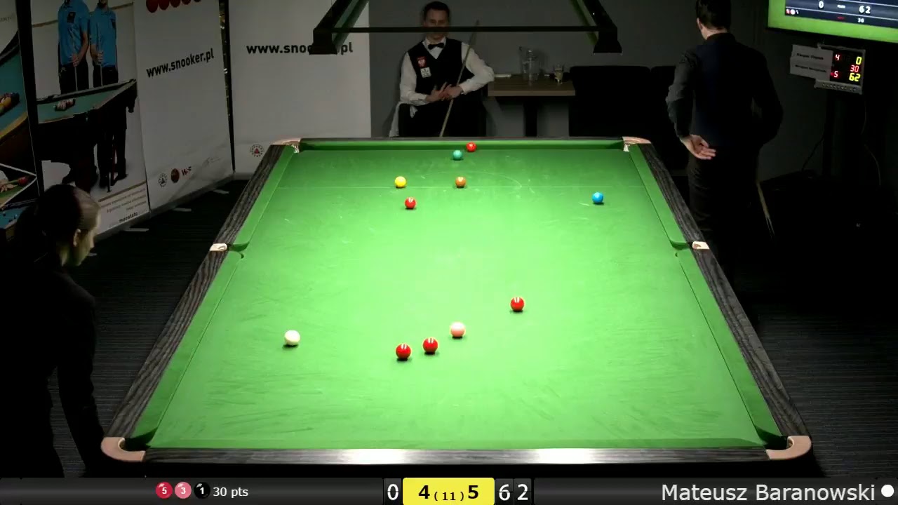 Snooker MP Final : Kacper Filipiak vs Mateusz Baranowski