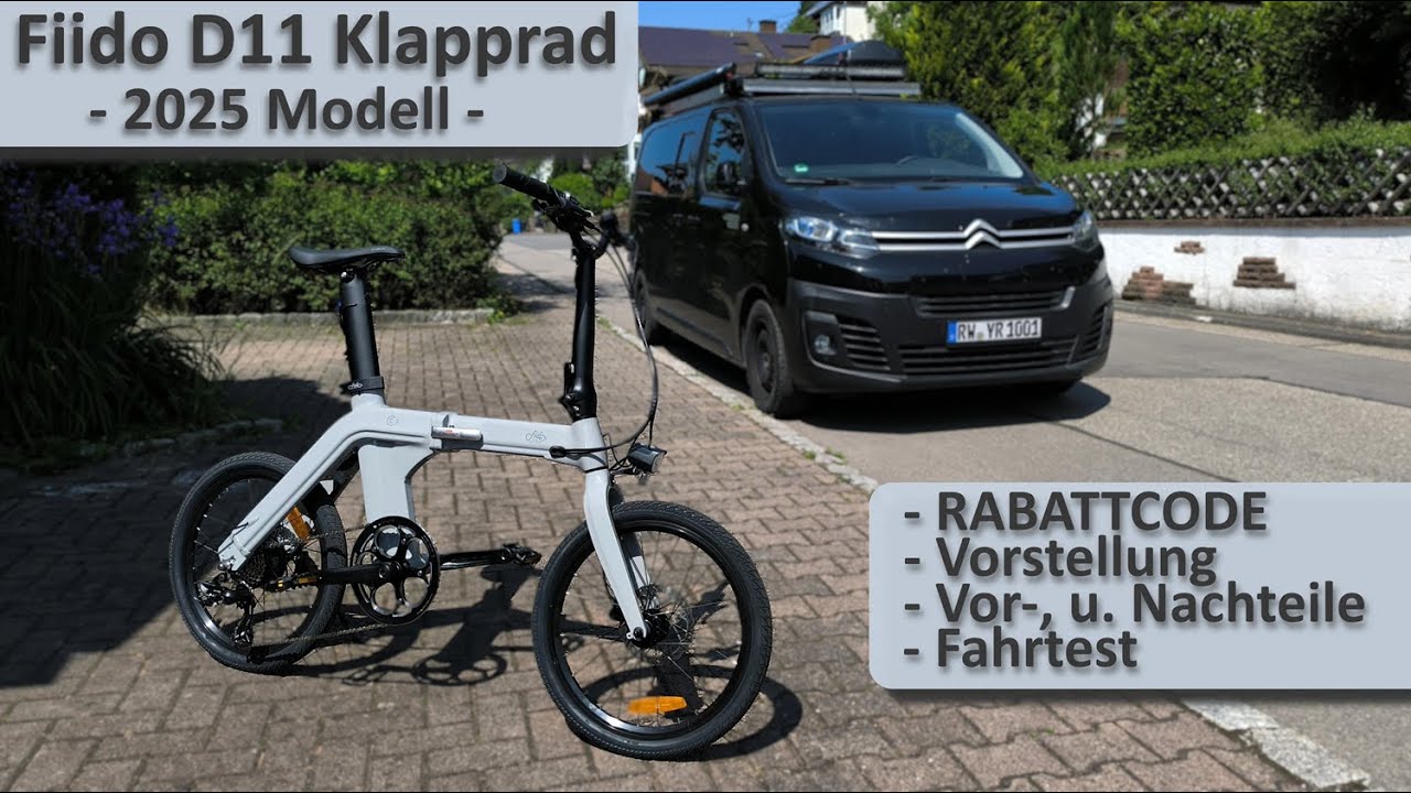 Das Fiido D11 Klappfahrrad - 2025 Modell