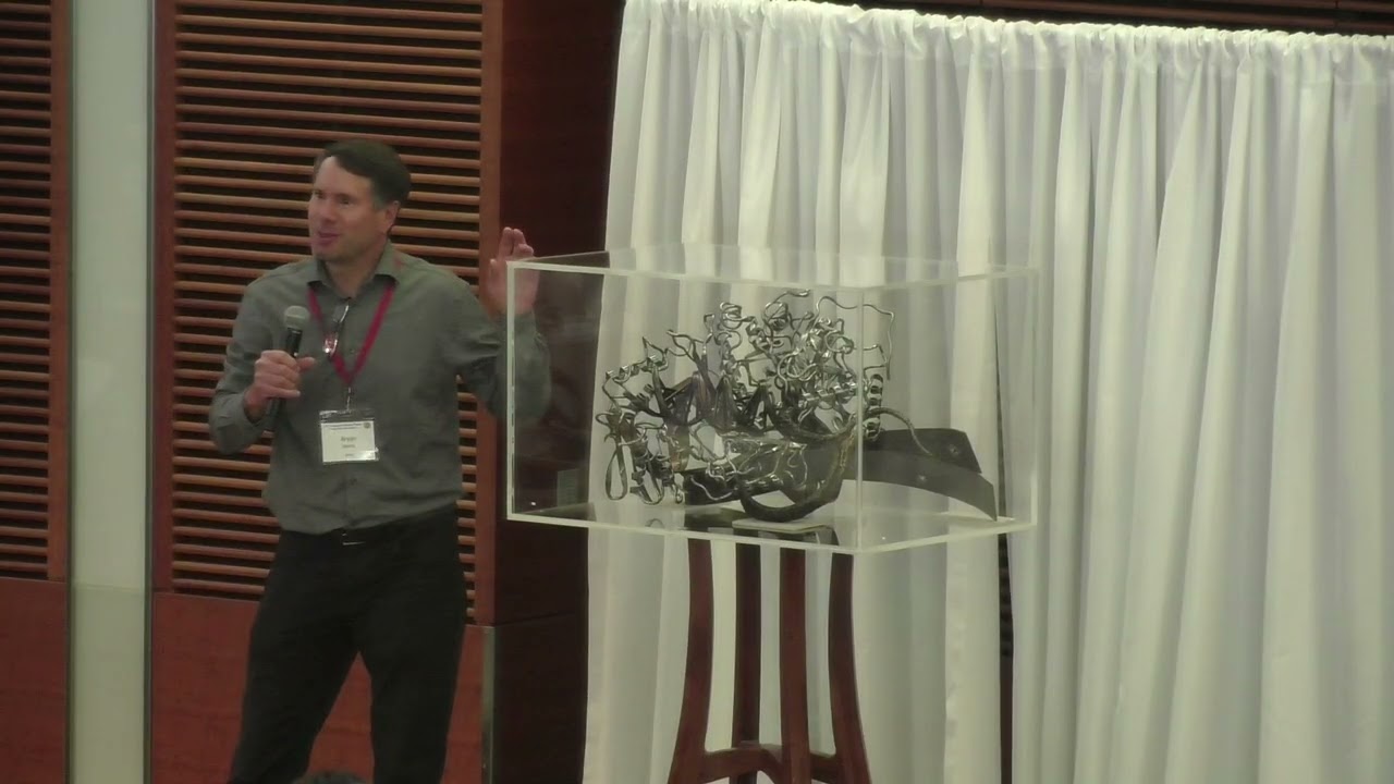 50th Anniv. Temin Nobel Prize Symposium - 10 - Reverse Transcriptase Sculpture Unveiling