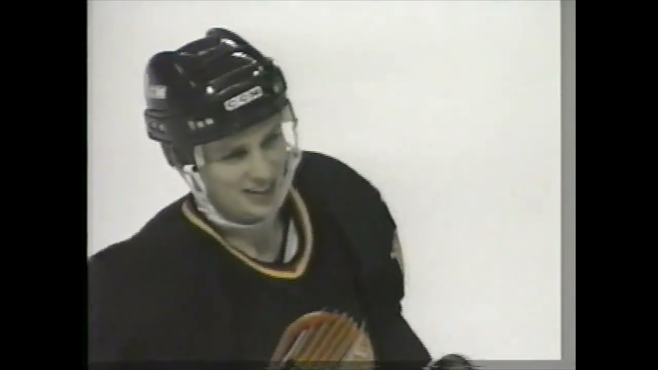 Throwback: Canucks Win 6-5 in OT vs Blues, Jyrki Lumme OT Winning Goal (Mar. 15, 1990) (KLPR-TV)