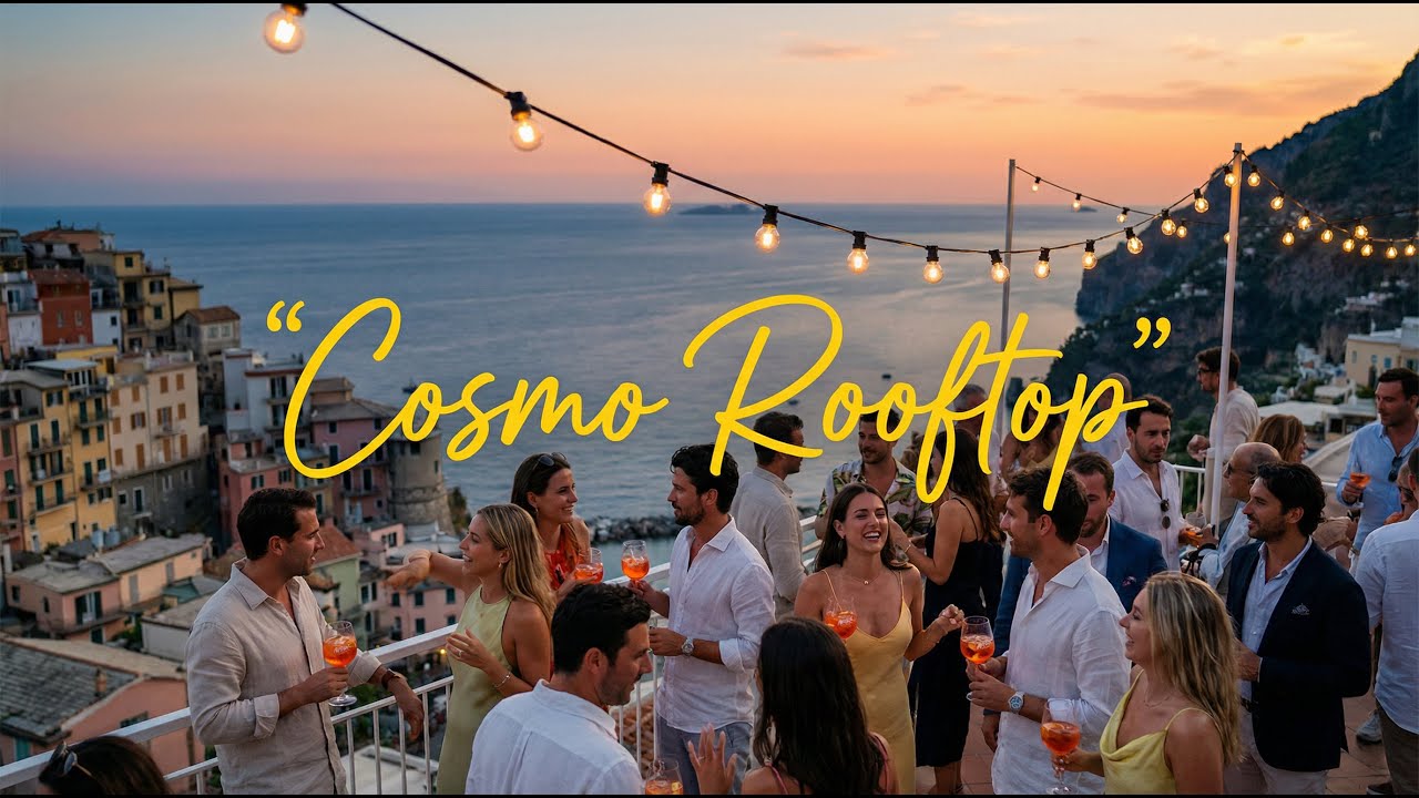 Cosmo Rooftop 🌇 Summer Aperitivo Vibes | Chill Rooftop & House Music