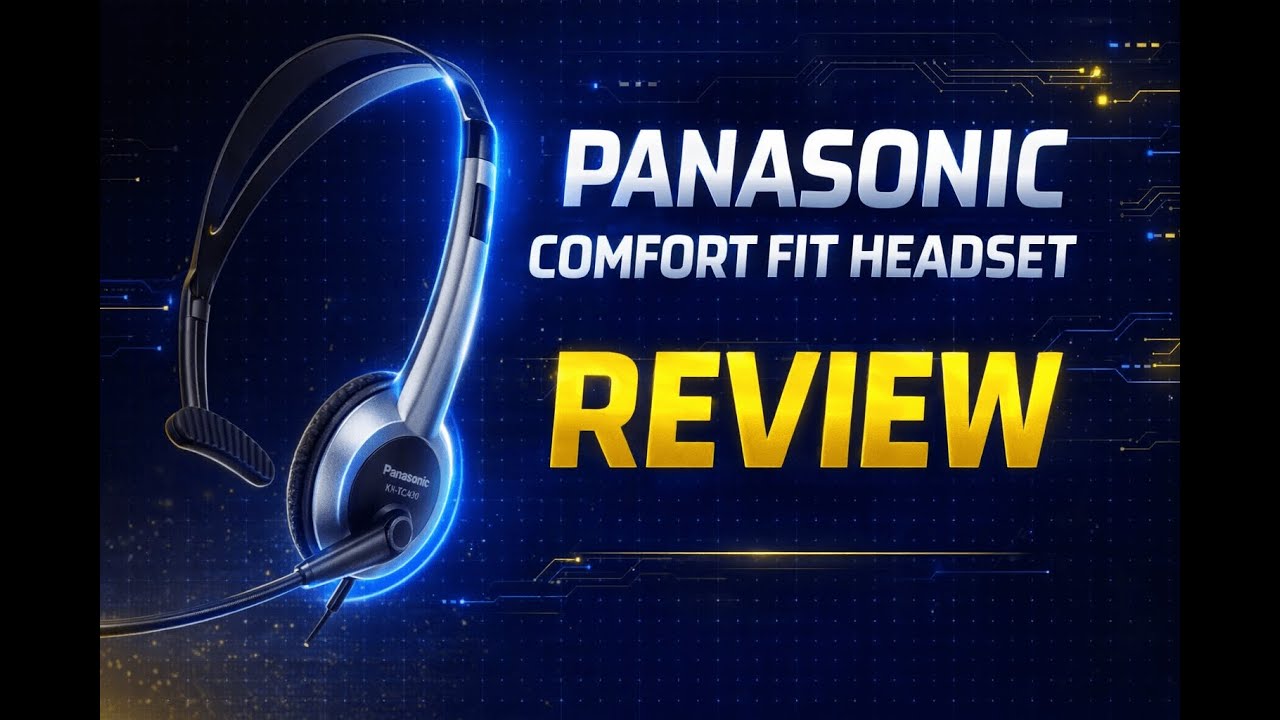 Review - Panasonic Comfort Fit Headset for TCA Series Cordless Landline Phones, Foldable