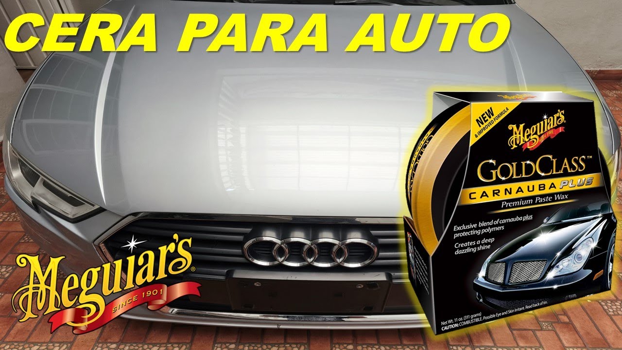 La mejor cera para tu automovil Meguiar´s Gold Class Carnauba Plus