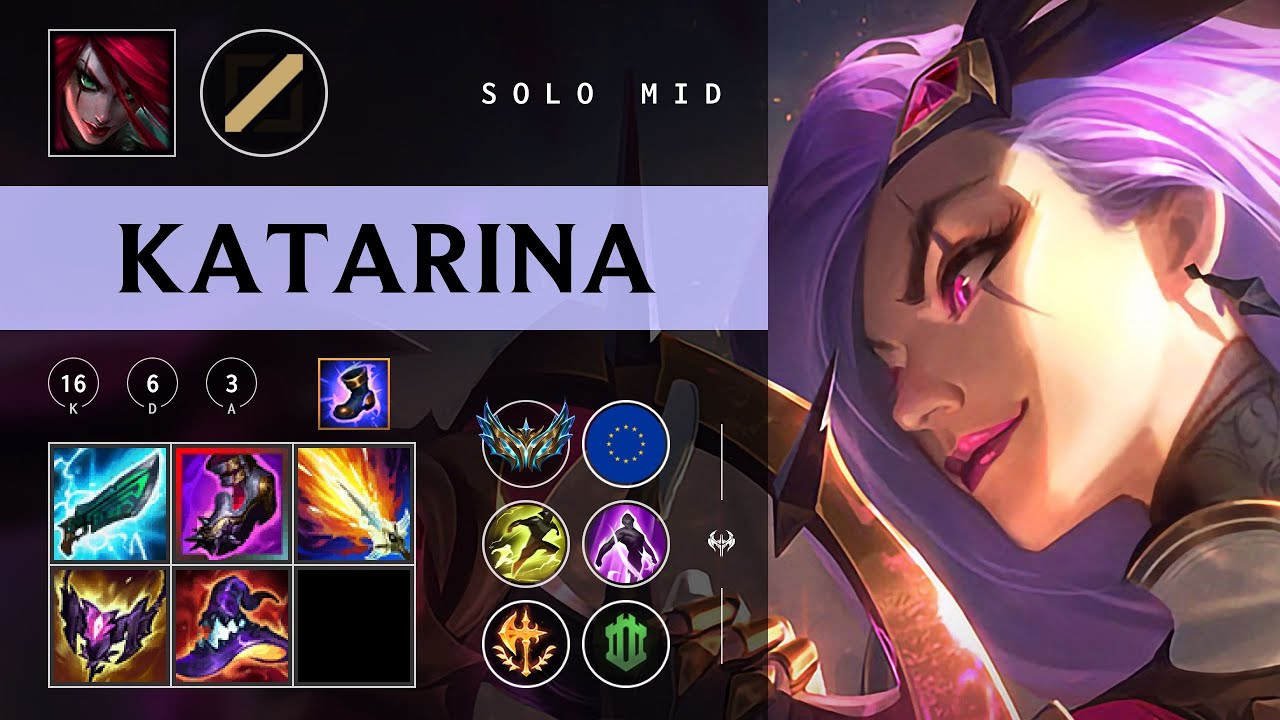 Katarina Mid vs Orianna - EUW Challenger Patch 26.01