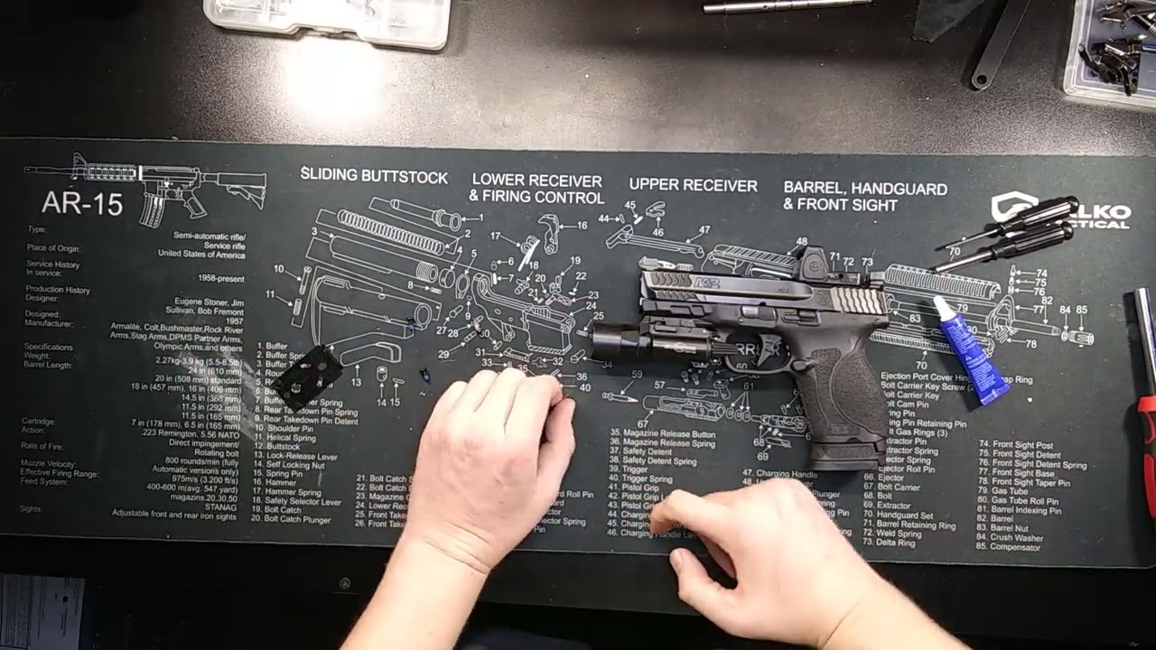 M&P C&H Precision Optic Plate VS OEM plastic plate