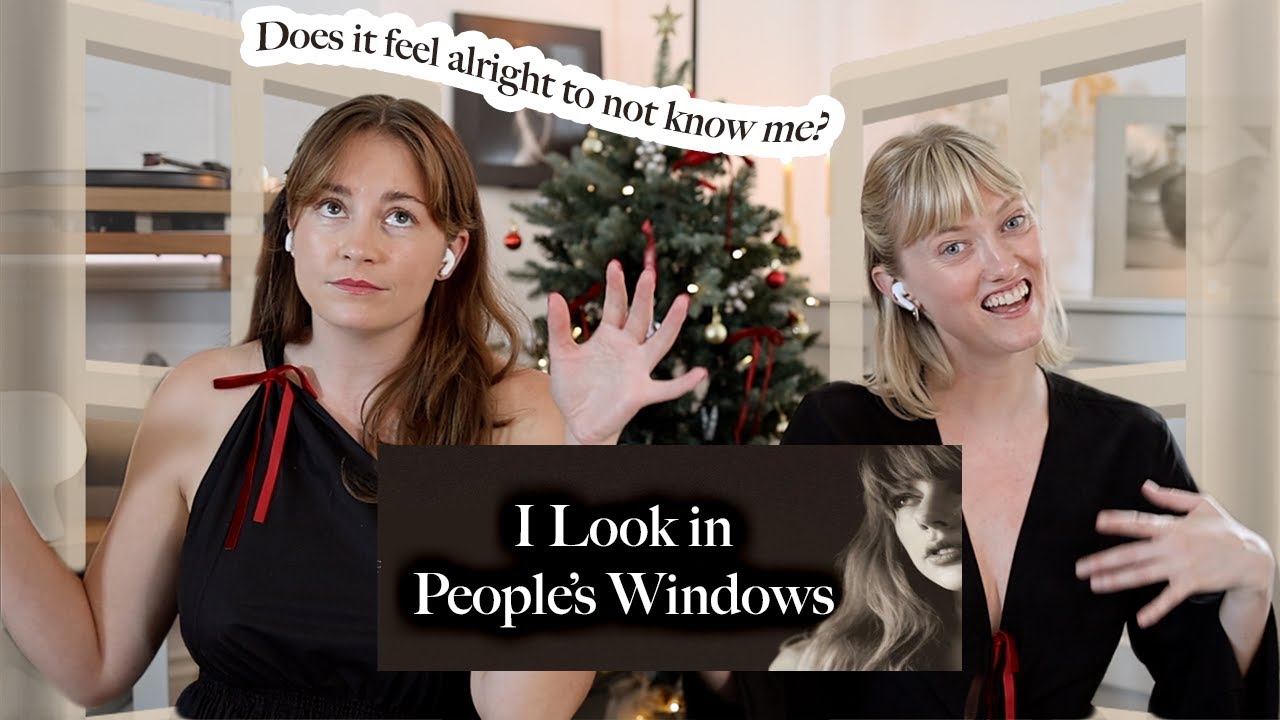 Song Breakdown:  I Look in People's Windows - Taylor Swift TTPD 🖤🎄