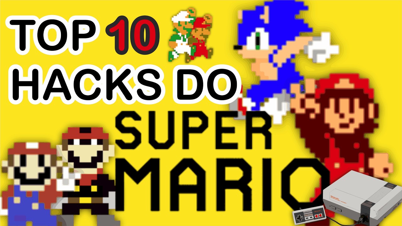 Top 10 Hacks do Super Mario do NES