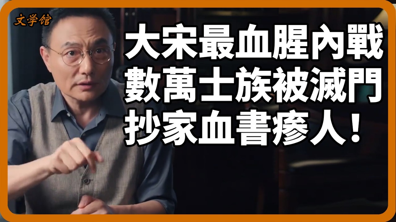 大宋最大規模血腥內戰！各大士族發瘋式自相殘殺，抄家現場遺留的血書令人毛骨悚然！#宋朝#文明之旅#羅振宇#中國歷史#馬未都#儒家思想#儒家