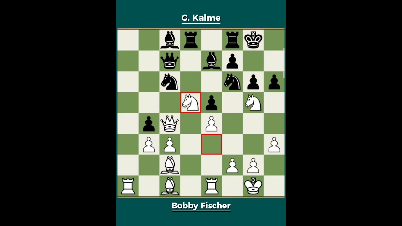 Bobby Fischer vs G. Kalme ◉ U.S. Championship, New York 1958 | Fischer’s Road to Glory